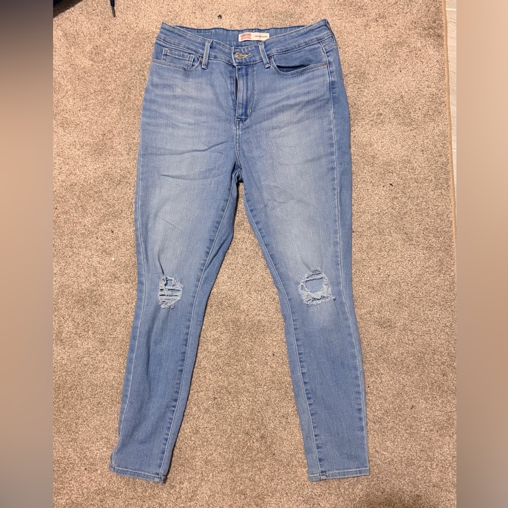 Signature by Levi Strauss Light Blue High Rise Jeans